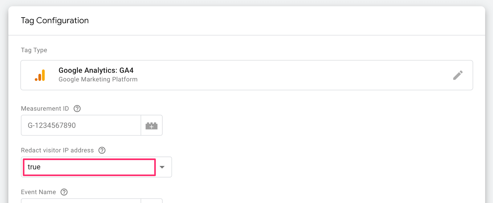 Solution 2 - Redact IP Address Parameter