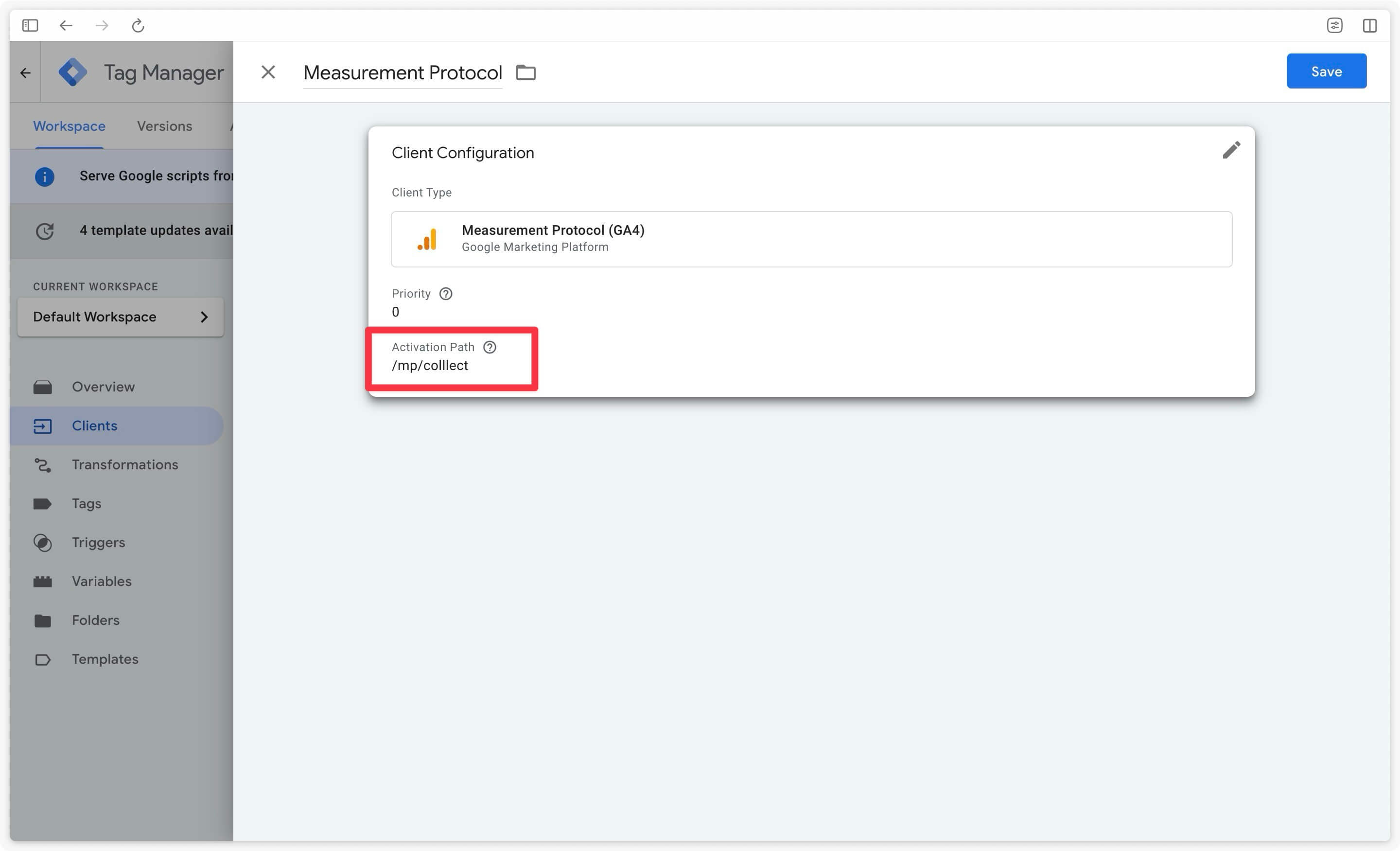 Creating the Measurement Protocol client for offline events