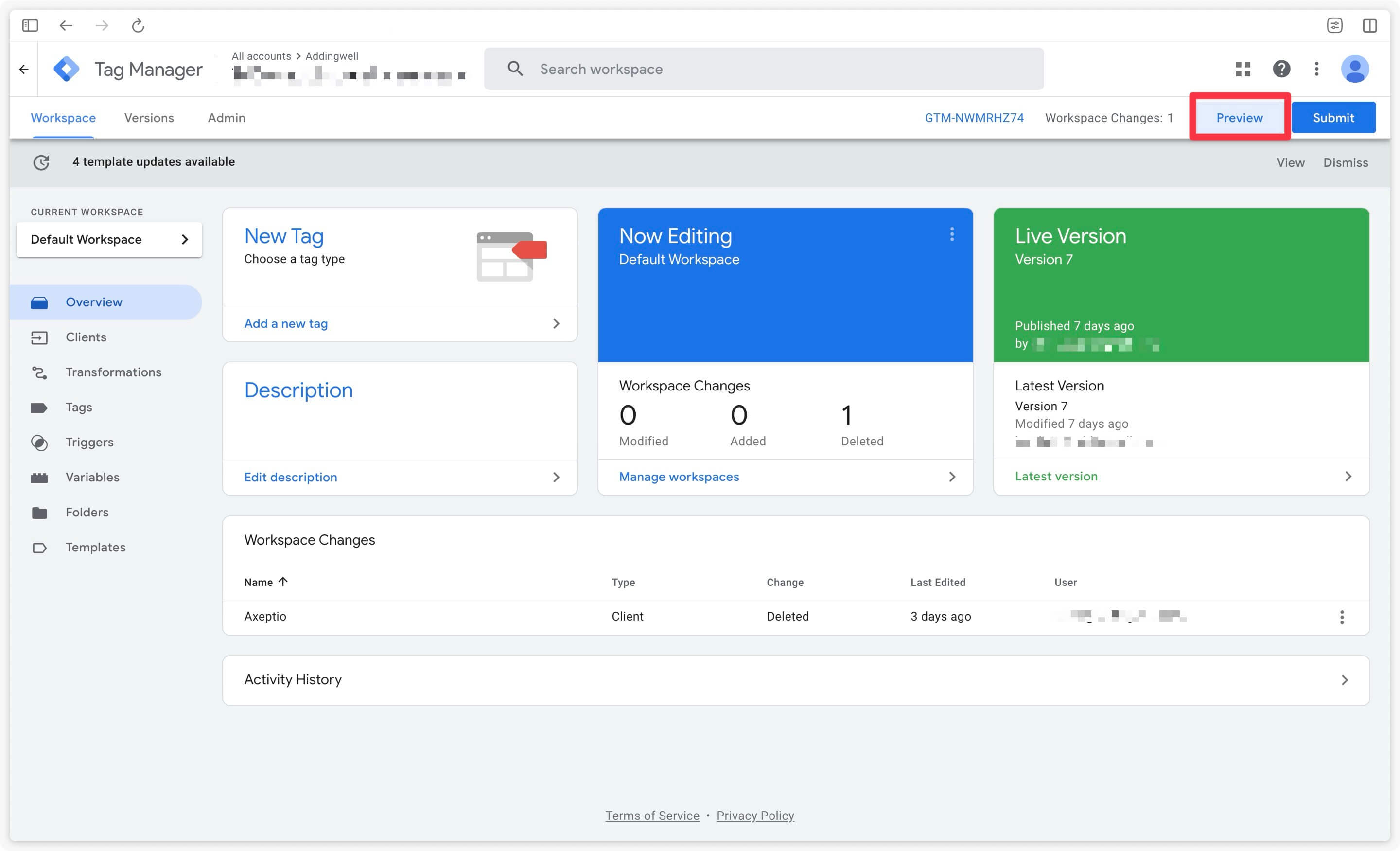 Preview an offline event on your GTM Server