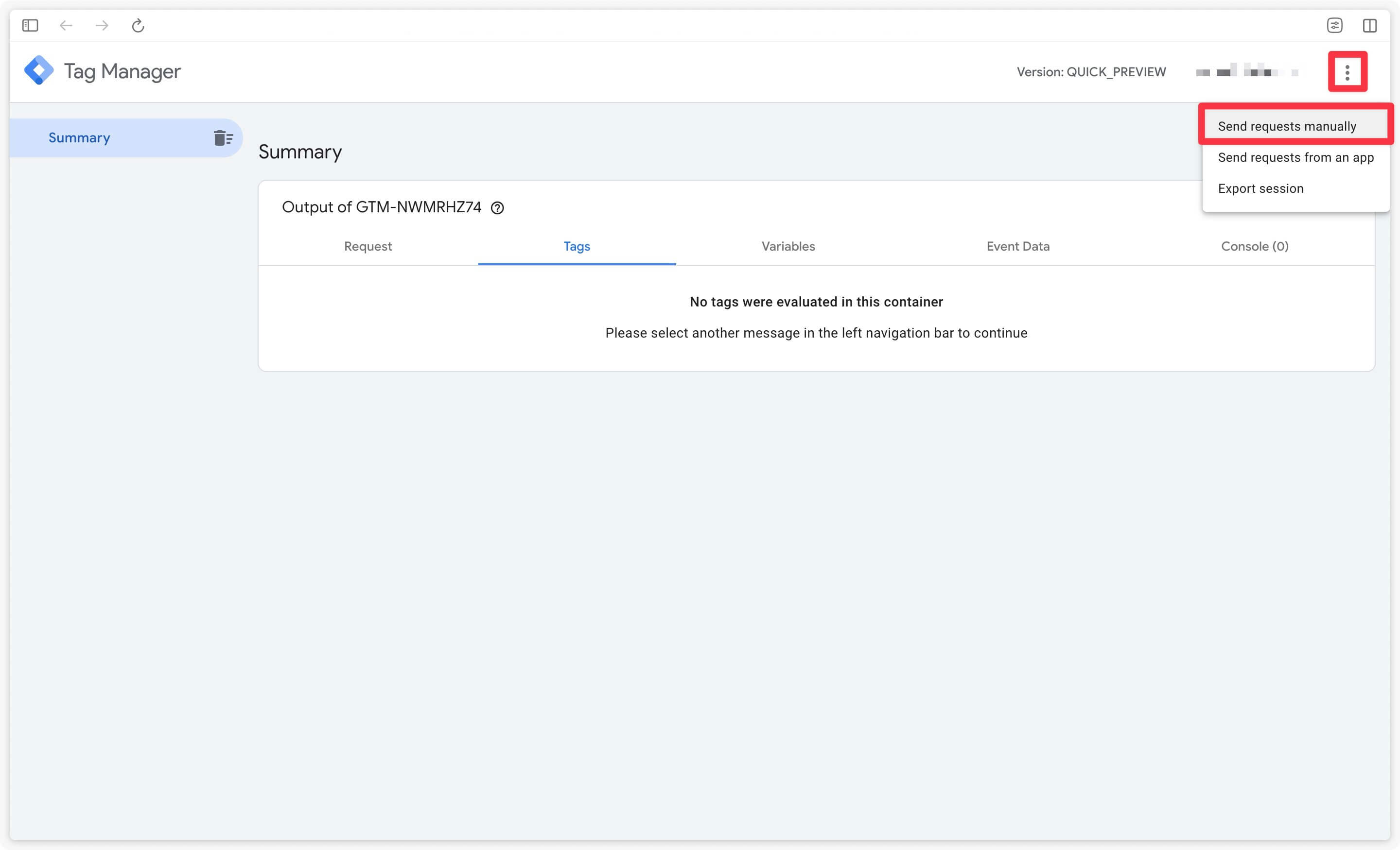 Manually send requests to your GTM Server for offline events