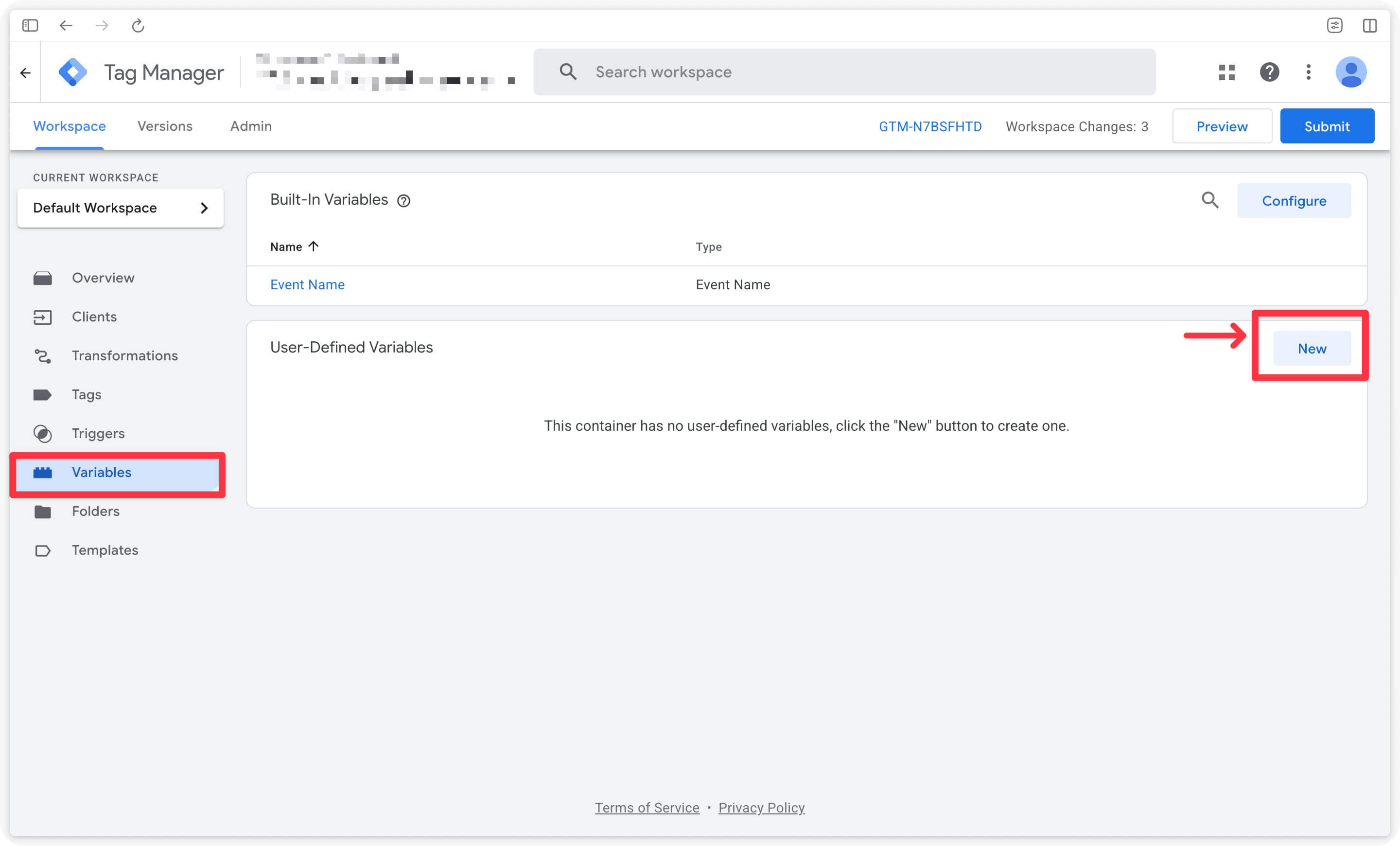 Create the Decrypt AES variable Server-Side