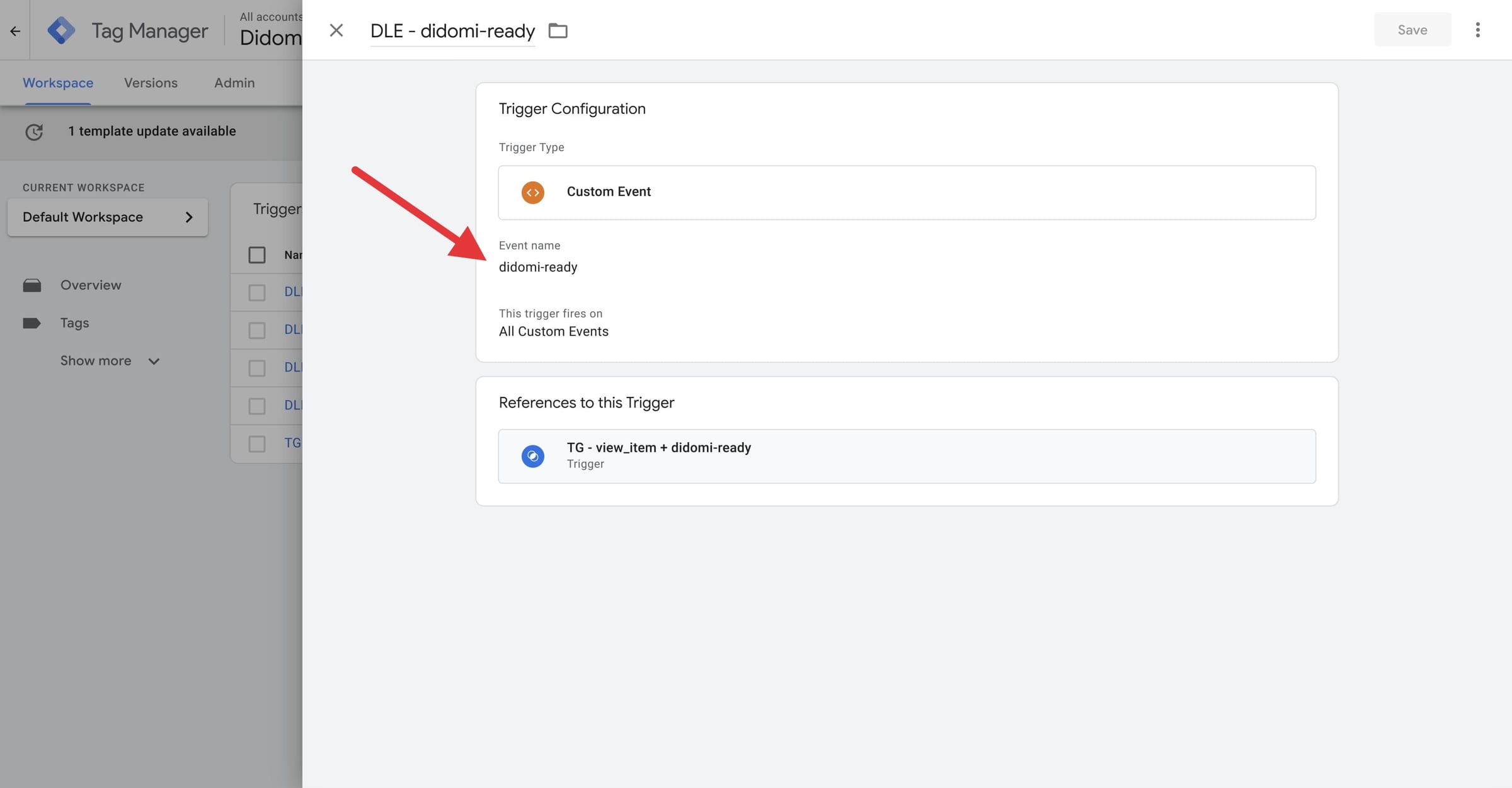Custom Event trigger on the didomi-ready event