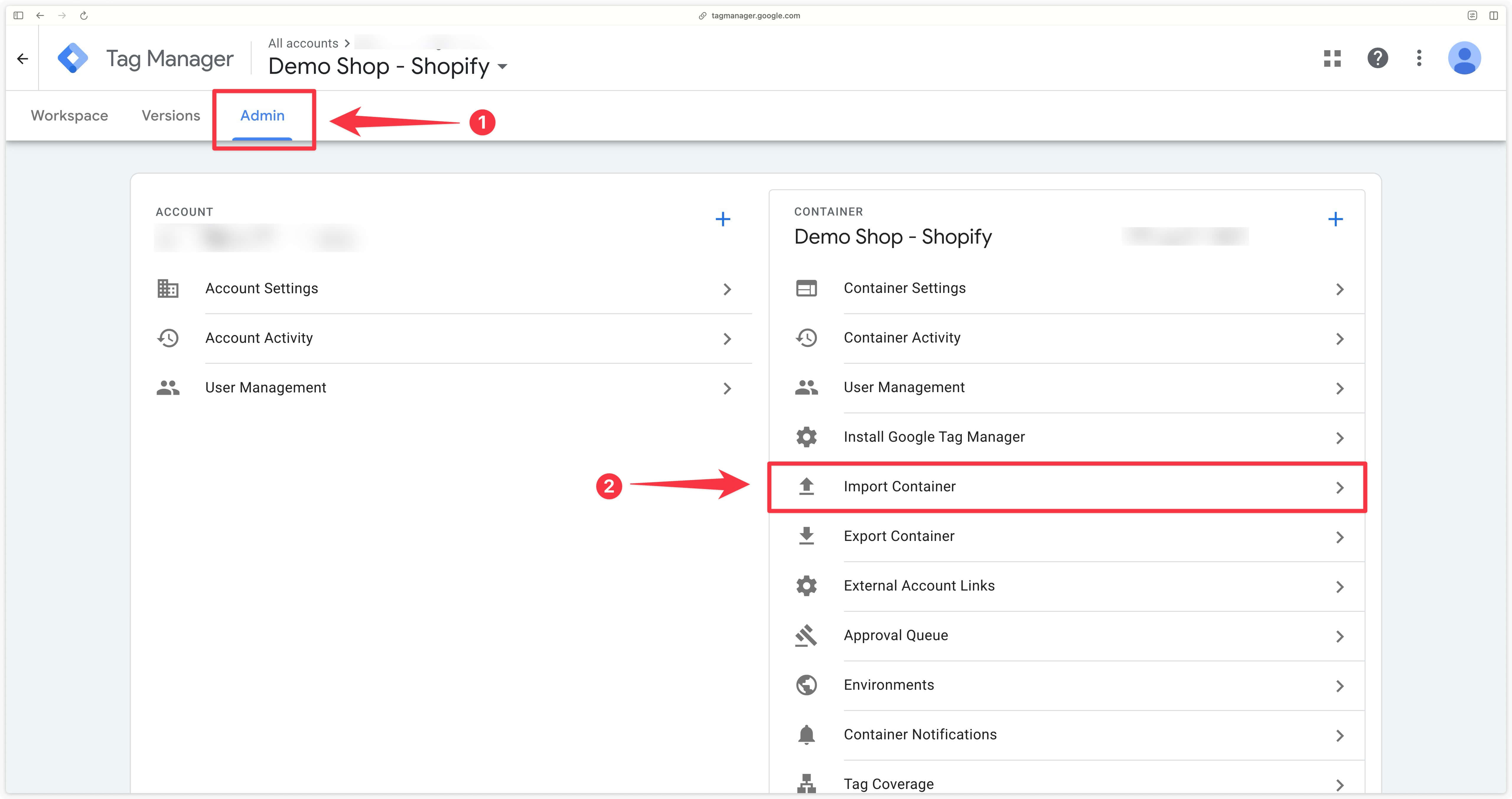 Download GTM Web template on Github